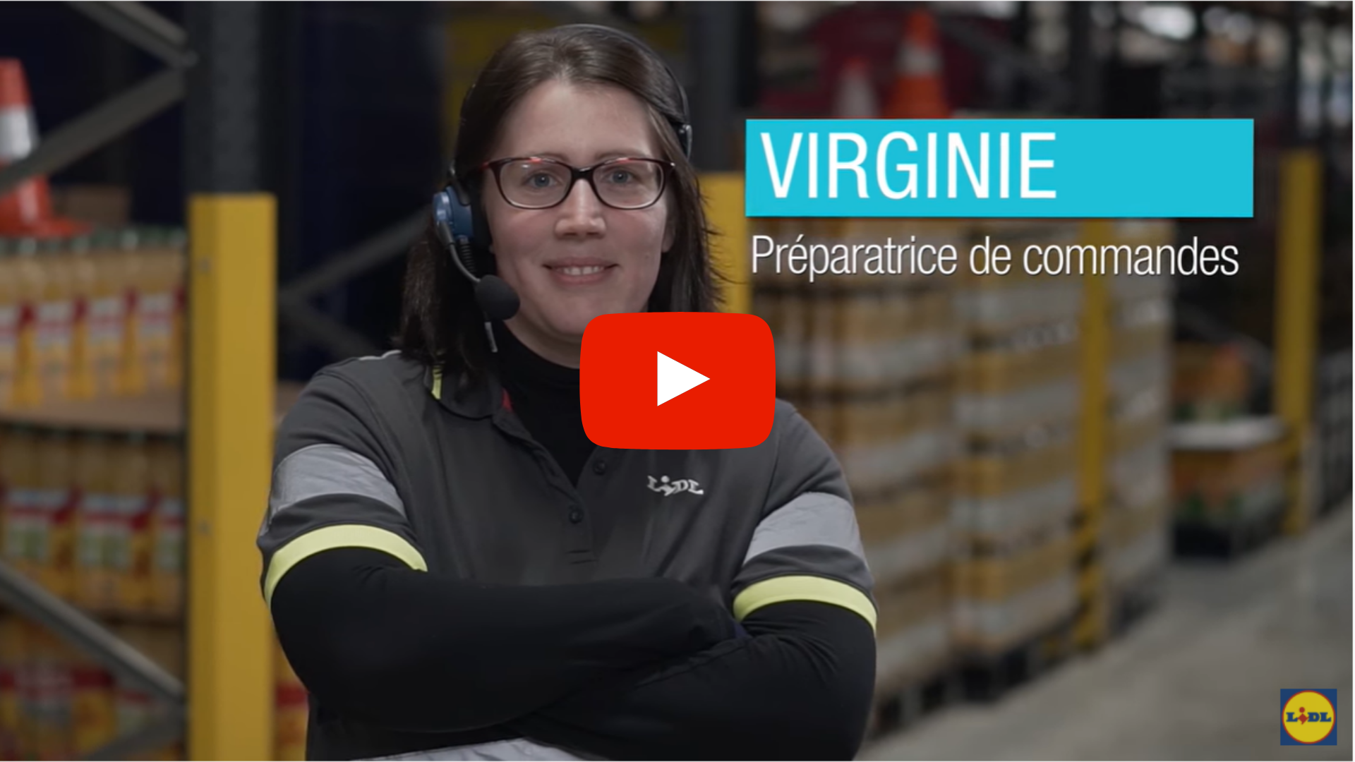 Préparateur de commande Lidl vous présente le métier AETL